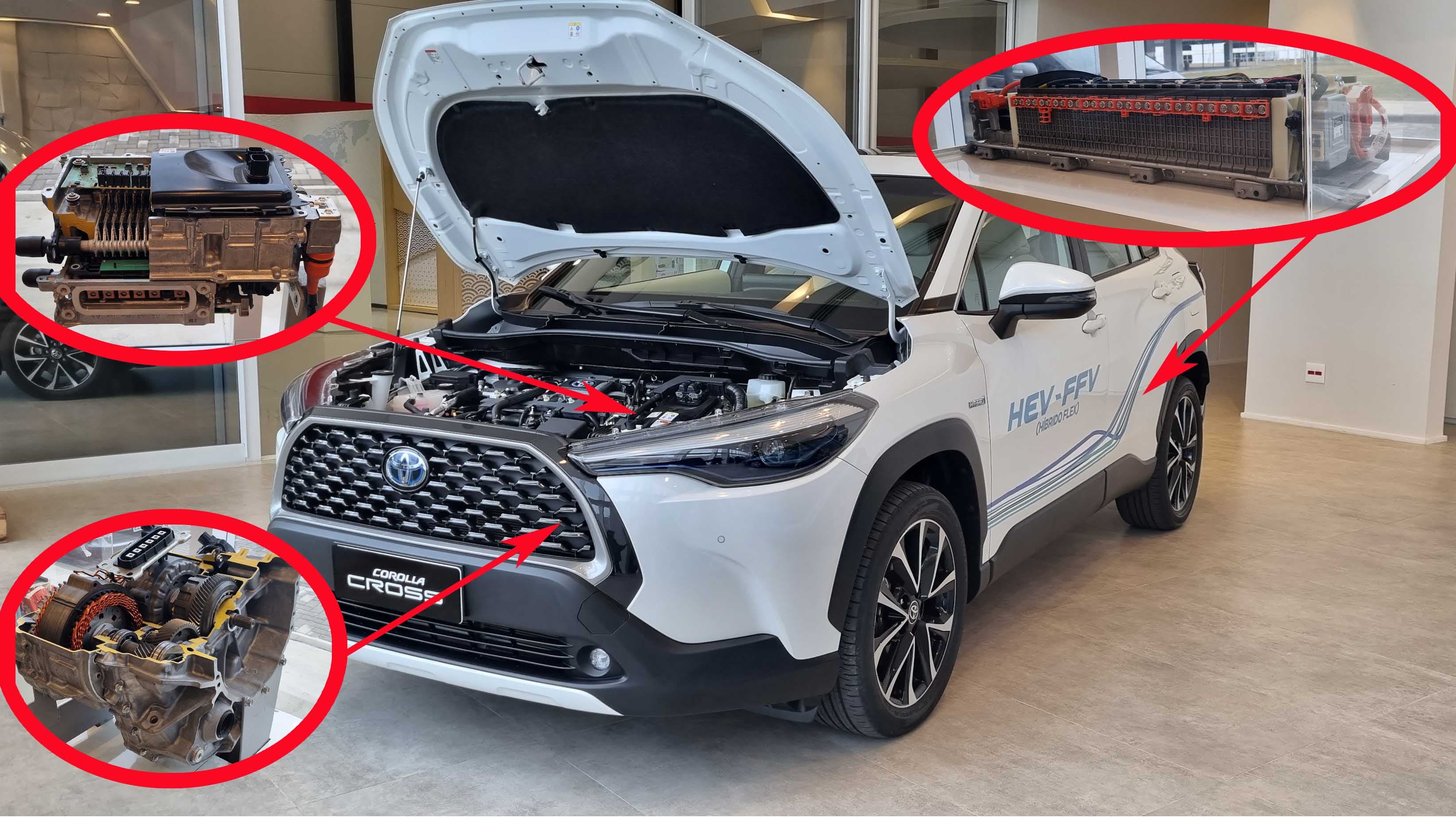 Toyota Corolla e Corolla Cross: entenda como funciona o sistema híbrido flex