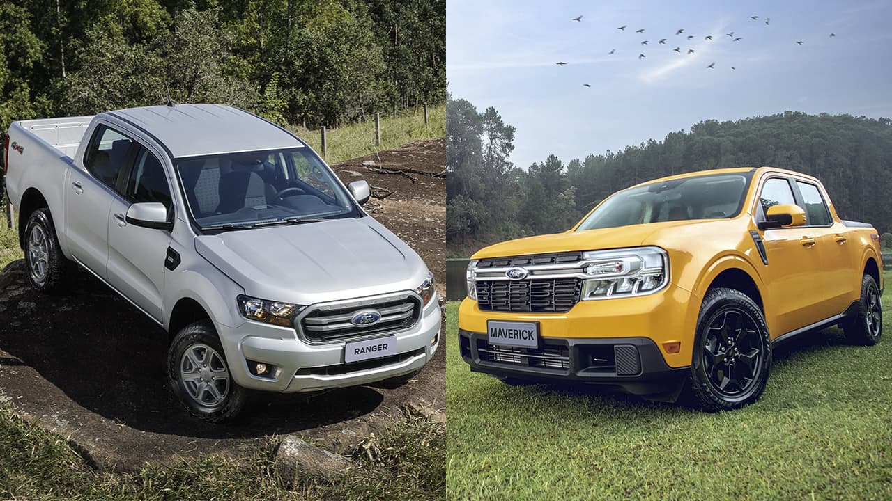 Ford Maverick FX4 ou Ranger XLS 4x4: qual picape da marca é a melhor compra?